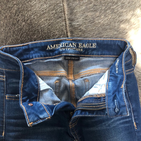 Blue American eagle jeans double zero - Picture 2 of 4